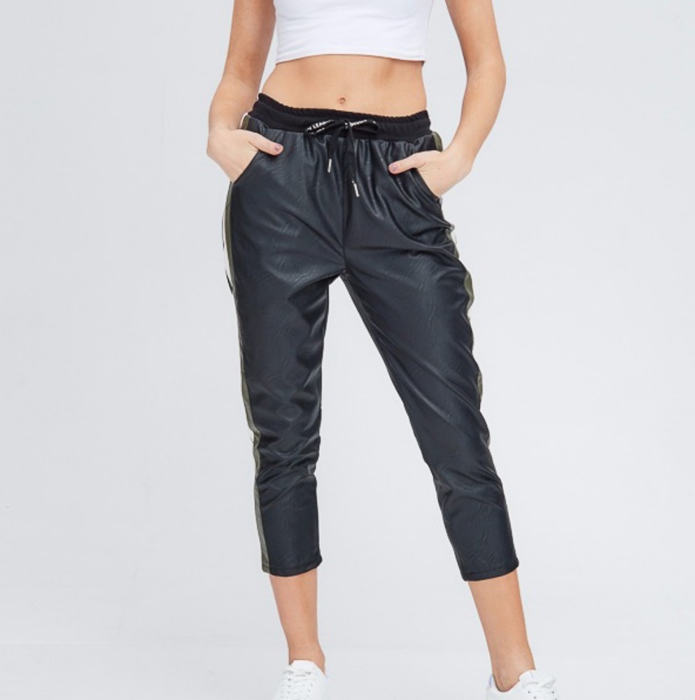 Stripe Jogger Pants from Italy